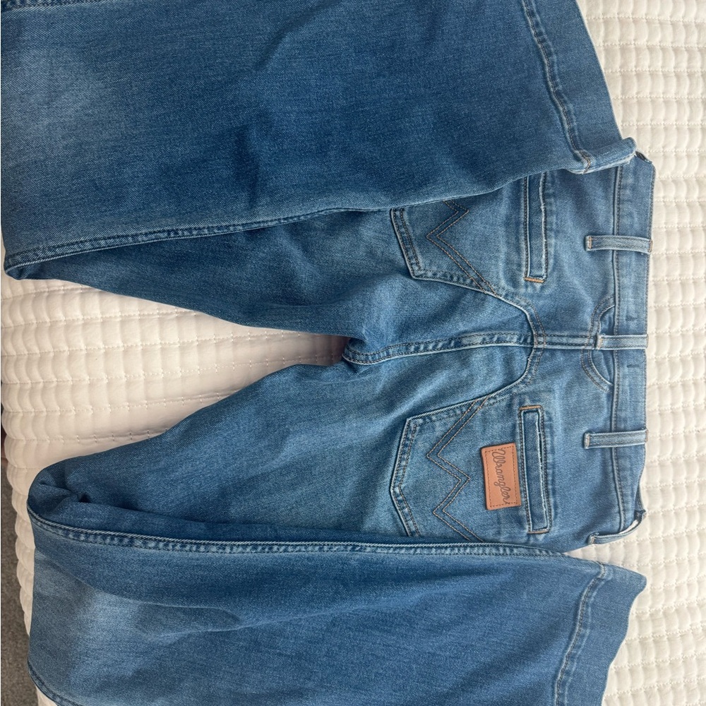 Wrangler Blue Flare & Wide Leg Jeans